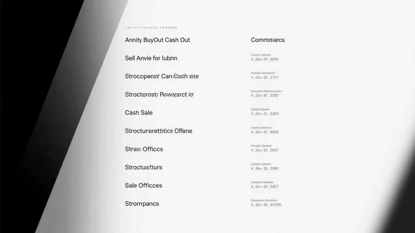Annuity Settlement Options
